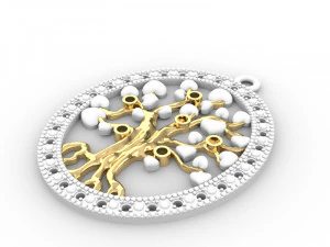 drewno, złoto Model 3D