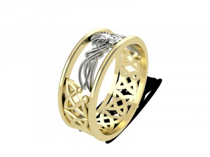 owl ring 3D 模型