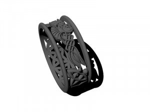 owl ring 3D 模型