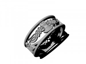 owl ring 3D 模型