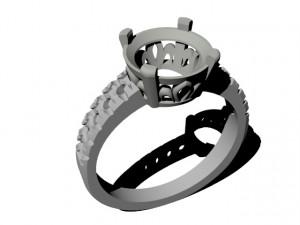 wedding ring Model 3D