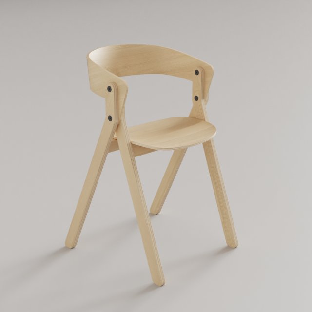 bedont - essenza chair Modelo 3D .c4d .max .obj .3ds .fbx .stl .blend 