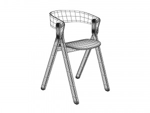 bedont - essenza chair Modelo 3D