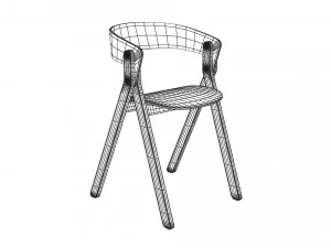 bedont - essenza chair 3D Model