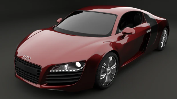 audi r8 realistic model 3D Model .c4d .max .obj .3ds .fbx .stl .blend