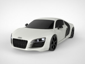audi r8 realistic model Model 3D