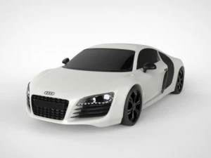 audi r8 realistic model 3D Model