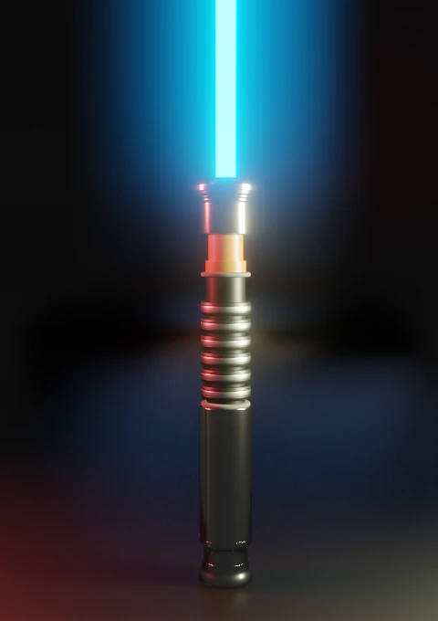 lightsaber 3D Model .c4d .max .obj .3ds .fbx .stl .blend 