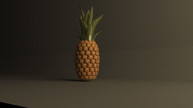 pineapple 3D Модель .c4d .max .obj .3ds .fbx .stl .blend 