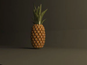 파인애플 3D 모델