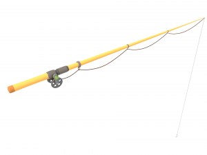 fishing pole 3D Model