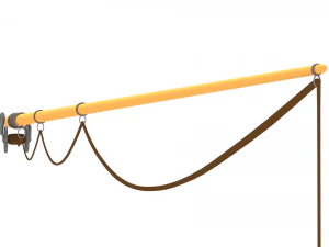 fishing pole 3D Model