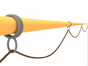 fishing pole Model 3D