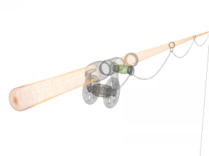 fishing pole 3D Model
