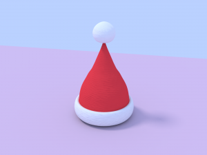 christmas hat Model 3D