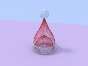 christmas hat Model 3D