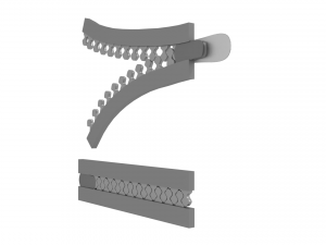 zipper Modelo 3D