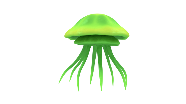 jellyfish Modelo 3D .c4d .max .obj .3ds .fbx .stl .blend 