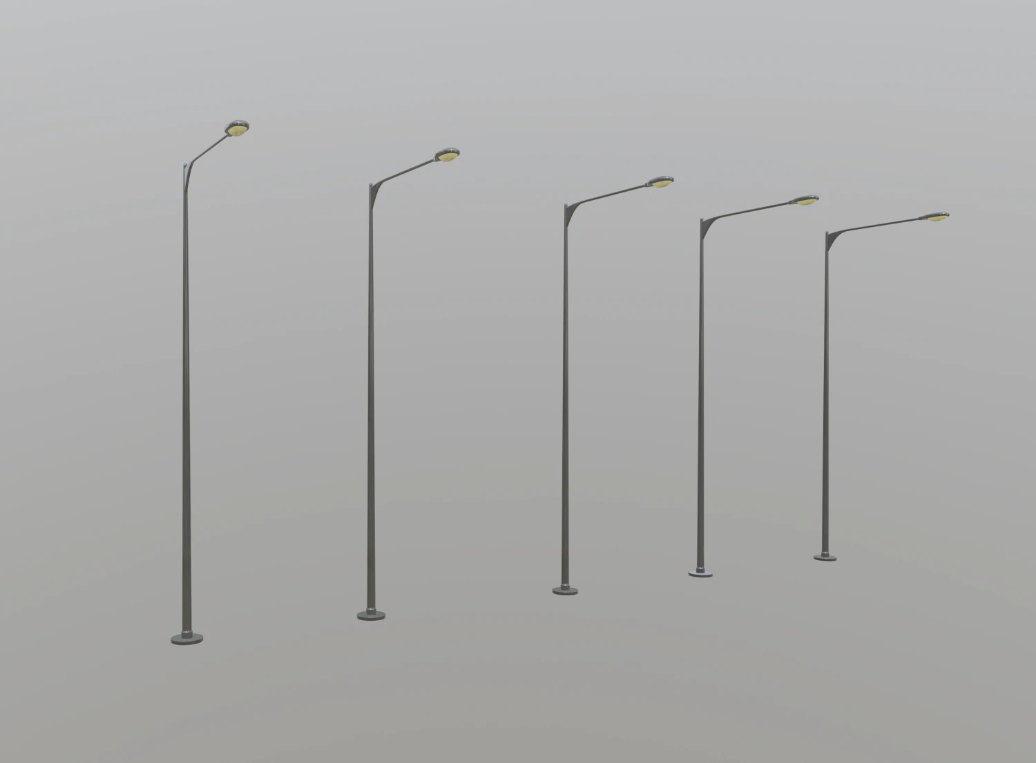 street light 3D Model .c4d .max .obj .3ds .fbx .stl .blend 