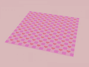 picnic blanket 3D Model
