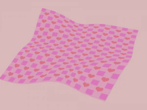 picnic blanket 3D Model