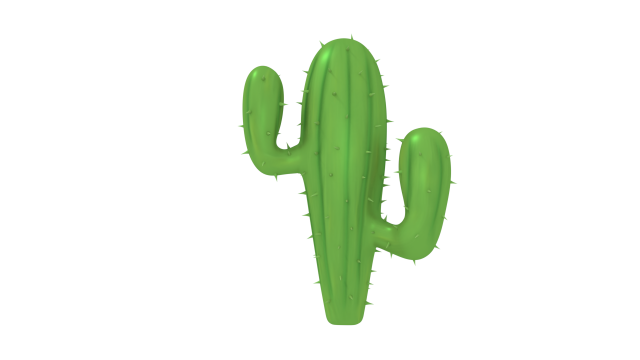 cactus Model 3D .c4d .max .obj .3ds .fbx .stl .blend 