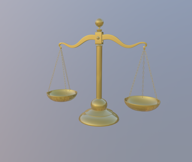 balance scale Modelo 3D .c4d .max .obj .3ds .fbx .stl .blend 