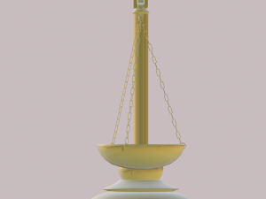 balance scale Modelo 3D