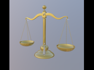 balance scale Modelo 3D