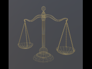 balance scale Modelo 3D