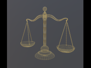 balance scale Modelo 3D