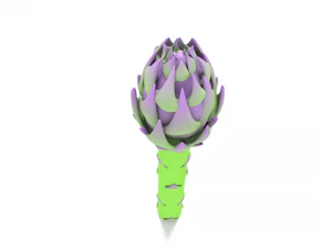 asparago Modello 3D