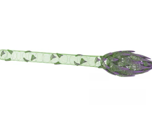 asparago Modello 3D