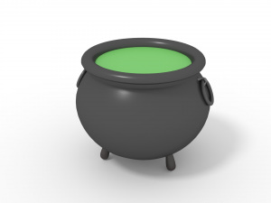 witch pot 3D Model