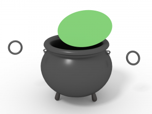 witch pot Modelo 3D