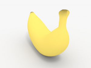 banana Modello 3D