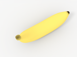 banana Modello 3D