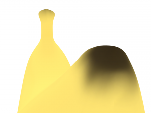 banana Modello 3D