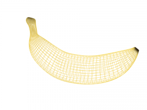 banana Modello 3D