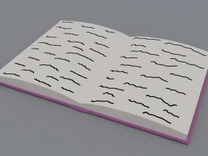 book 3D Model