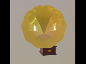 gramophone Modelo 3D
