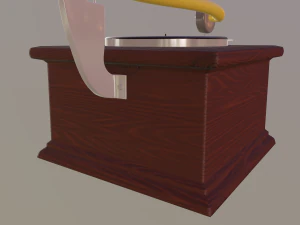 grammofono Modello 3D