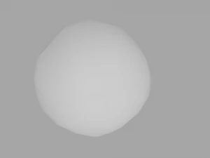 snowball with shapes 3D Model