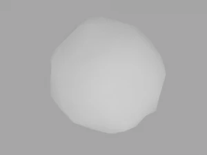 snowball with shapes 3D Model