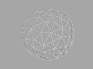 snowball with shapes 3D Model