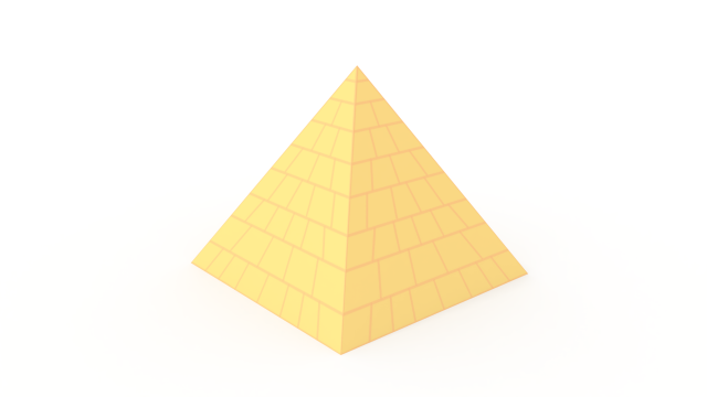 pyramid 3Dモデル .c4d .max .obj .3ds .fbx .stl .blend 
