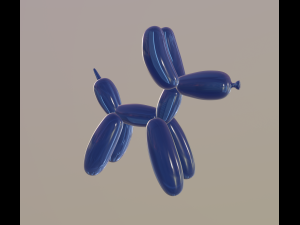 balloon dog Model 3D