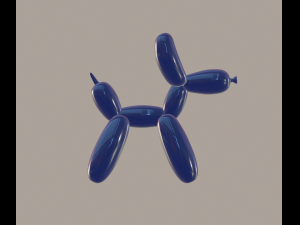 balloon dog Model 3D