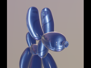 balloon dog Model 3D