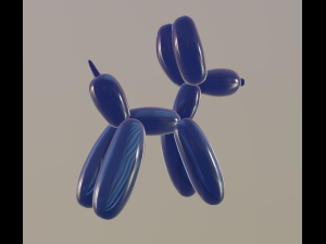 balloon dog Model 3D